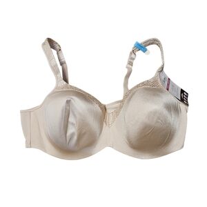 Playtex Cream Full Coverage Bra NWT 44C